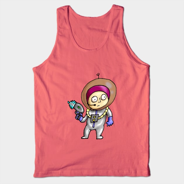 The Spaceman Tank Top by FieryWolf